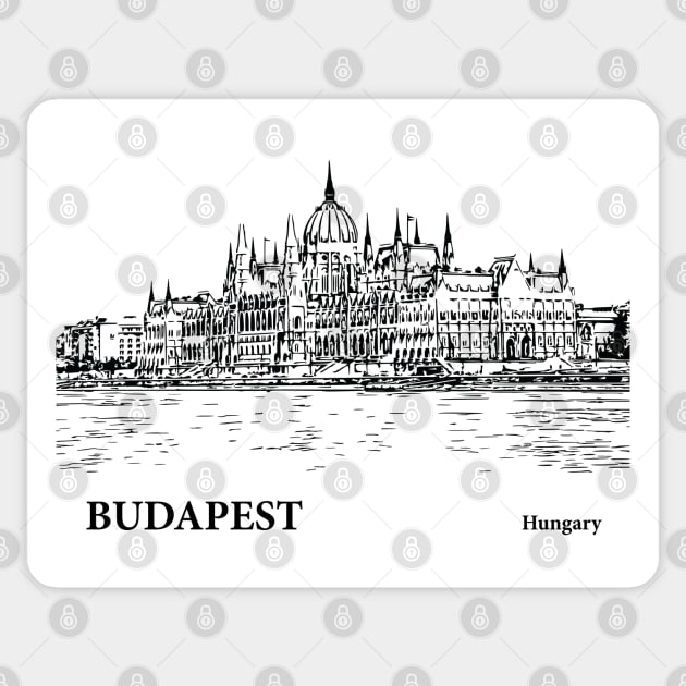 Budapest Hungary Sticker by Lakeric